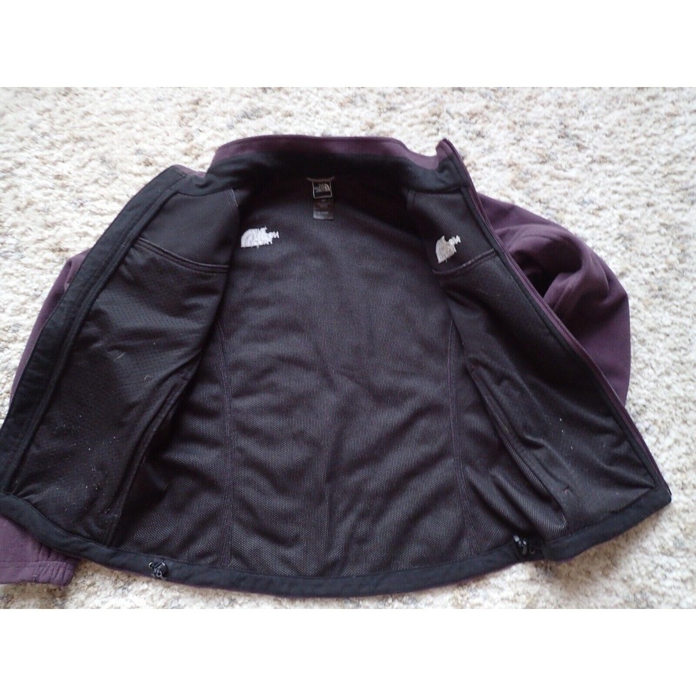 The North Face Windwall Jacket Womens Small Purple Excellent Fleece Full Zip - Picture 4 of 10